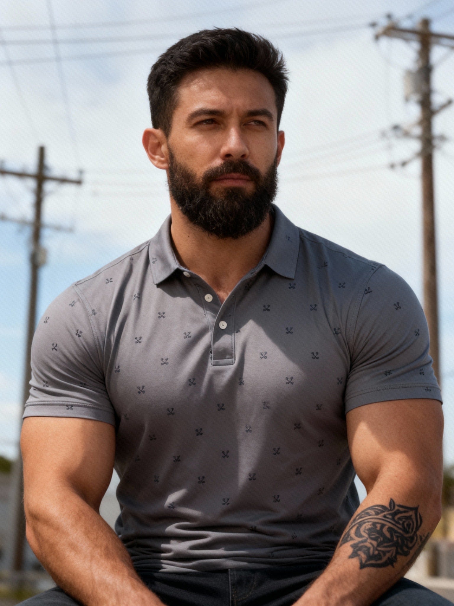 Live Line 2.0 Gaff Polo – Gray