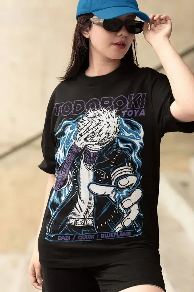 Dabi T-Shirt | Toya Todoroki My Hero Academia Anime Graphic Tee
