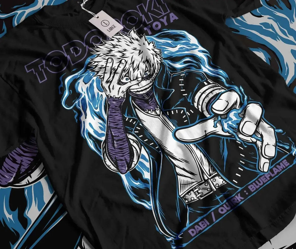 Dabi T-Shirt | Toya Todoroki My Hero Academia Anime Graphic Tee