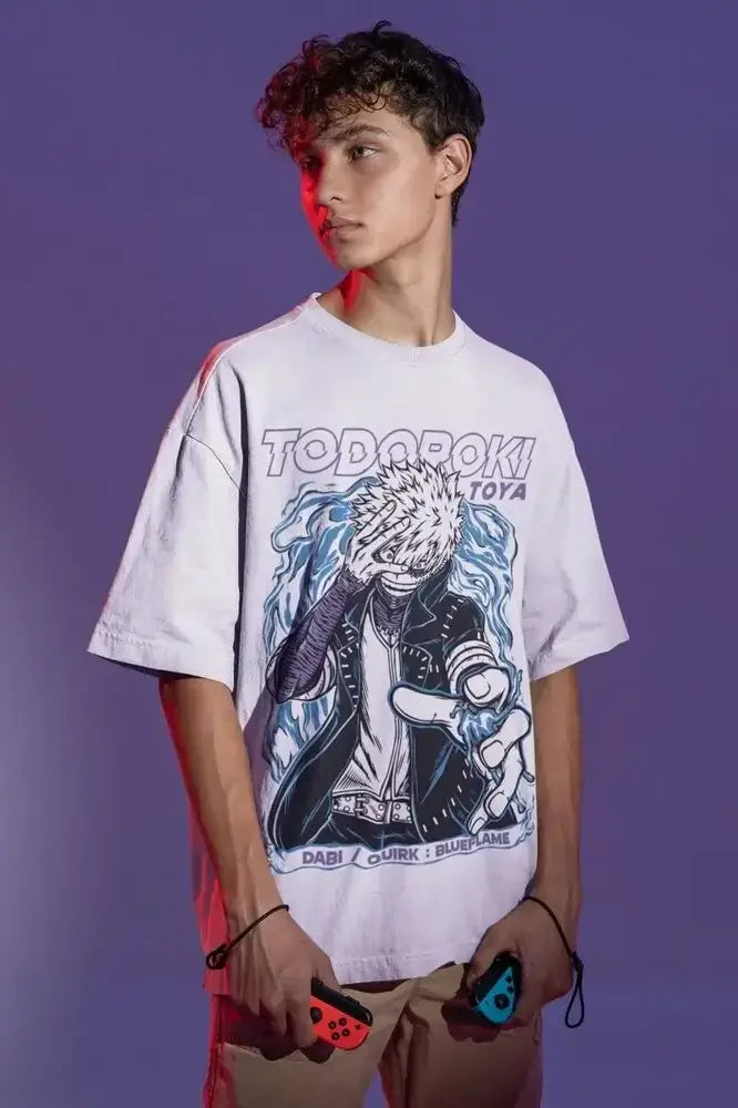 Dabi T-Shirt | Toya Todoroki My Hero Academia Anime Graphic Tee