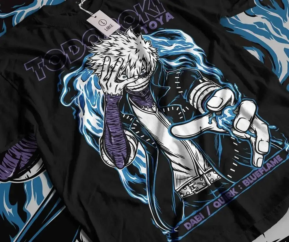 Dabi T-Shirt | Toya Todoroki My Hero Academia Anime Graphic Tee