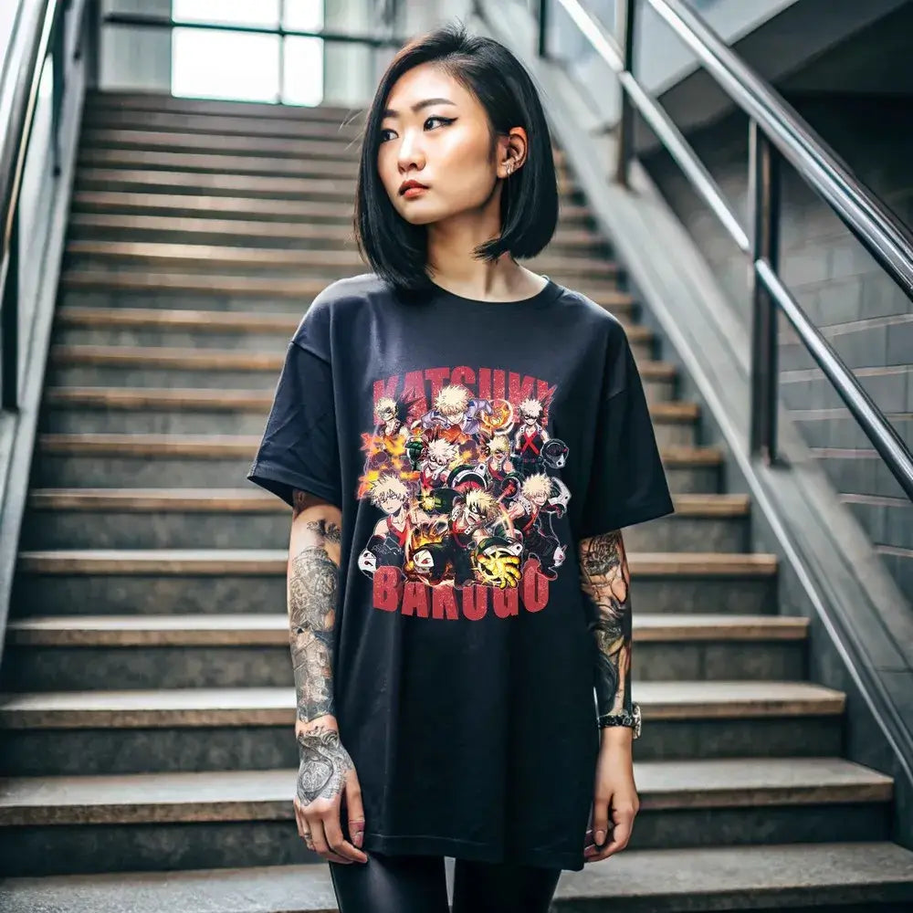 Katsuki Bakugo T-Shirt | My Hero Academia Anime Graphic Tee