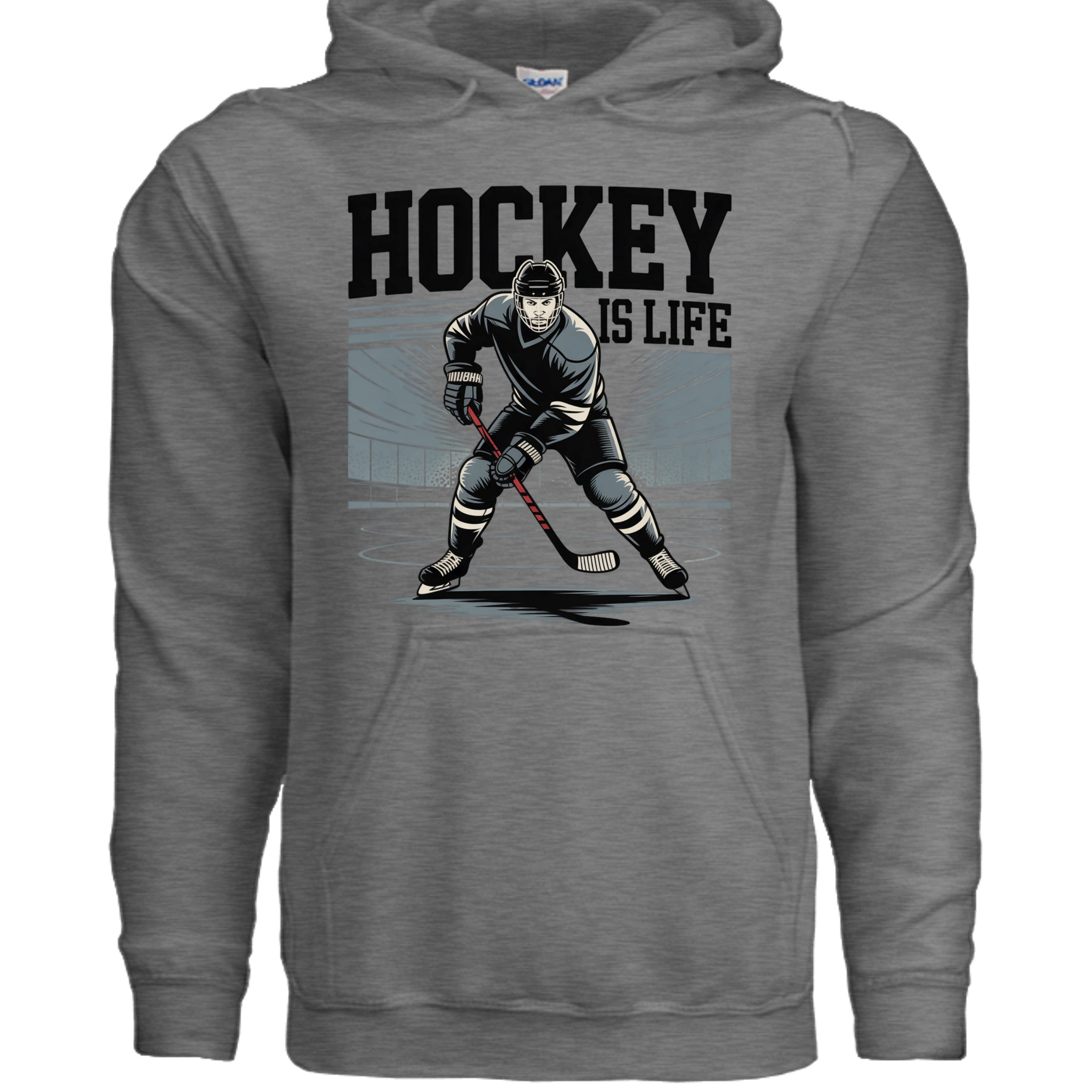 GRAPHITE HEATHER - G185 - FRONT