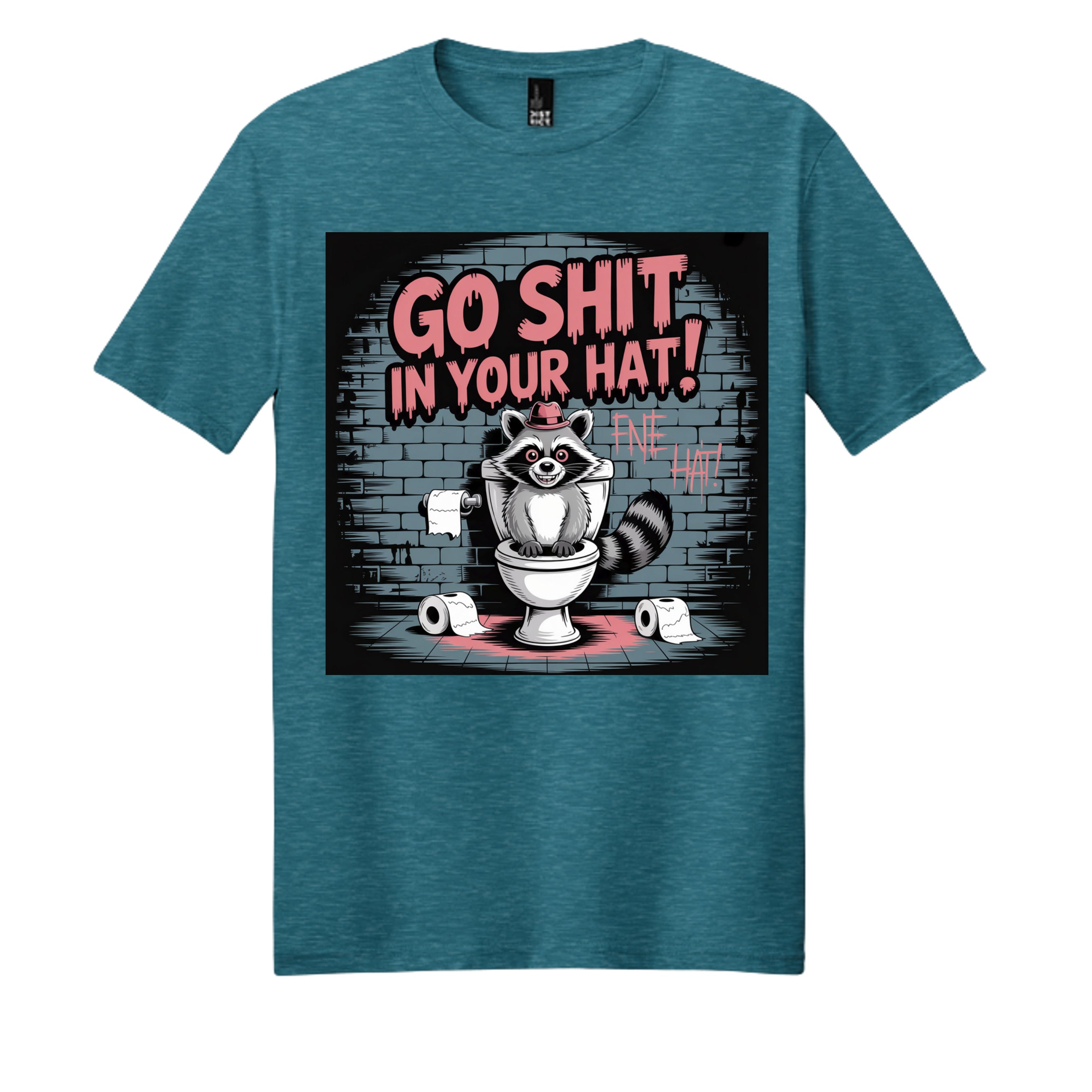 Heathered Teal - DM108 - FRONT